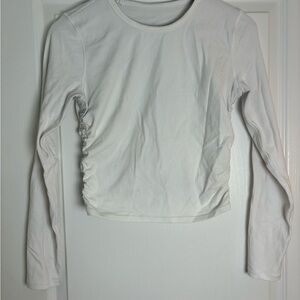 Lululemon Athletica White Long Sleeve Top